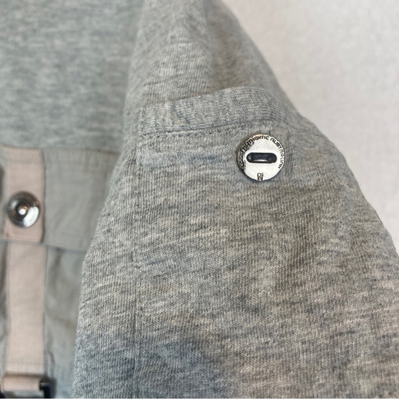 Coogi Australia Mens XL Shirt Grey Short Sleeve Shoulder Tabs Pockets - Picture 7 of 13